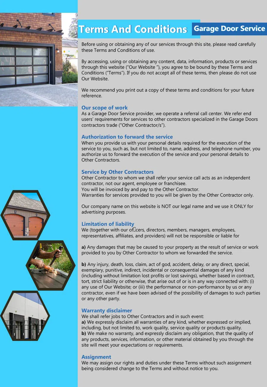 Capitol Garage Doors Laguna Niguel, CA 949-344-2072 - terms4